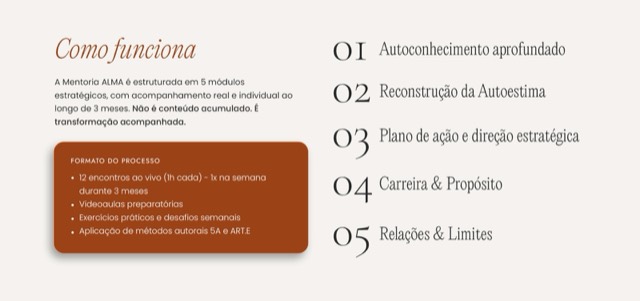 Mentoria Alma — peça 5